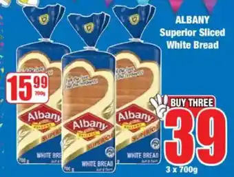 Boxer ALBANY Superior Sliced White Bread offer