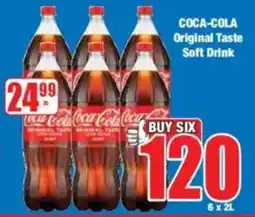 Boxer COCA-COLA Original Taste Soft Drink offer