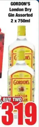 Boxer GORDON'S London Dry Gin Assorted offer