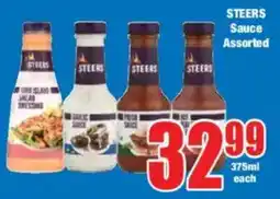 Boxer STEERS Sauce Assorted offer