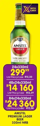 Shoprite Liquor Amstel premium lager beer nrb offer