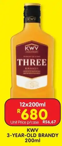 Shoprite Liquor Kwv 3-year-old brandy offer