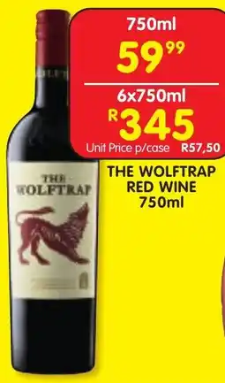 Shoprite Liquor The wolftrap red wine offer