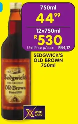 Shoprite Liquor Sedgwick's old brown offer