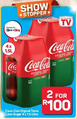 Pick n Pay Hypermarket Coca-Cola Orginal Taste Less Sugar offer