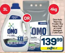 Omo Auto Washing Powder Value Pack or Liquid Detergent