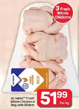 Pick n Pay Hypermarket no name Fresh Whole Chicken in Bag with Giblets offer