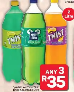 Pick n Pay Hypermarket Sparletta or Twist Soft Drink Assorted offer