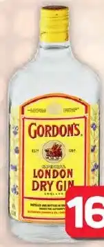 Pick n Pay Hypermarket Gordon's London Dry or Flavoured Gin Assorted offer
