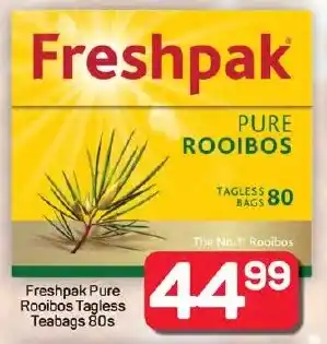 Pick n Pay Hypermarket Freshpak Pure Rooibos Tagless Teabags offer