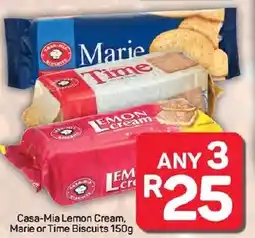 Pick n Pay Hypermarket Casa-Mia Lemon Cream, Marie or Time Biscuits offer