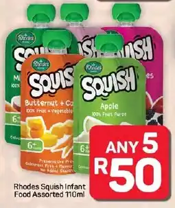 Pick n Pay Hypermarket Rhodes Squish Infant Food Assorted offer