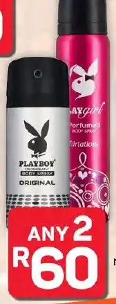Pick n Pay Hypermarket Axe, Playboy or Playgirl Deodorant Aerosol Assorted offer
