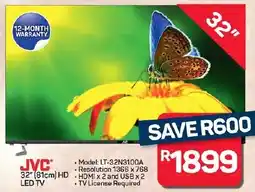 Pick n Pay Hypermarket JVC 32" 81cm HD LED TV offer