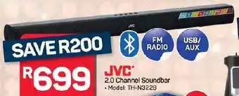 Pick n Pay Hypermarket JVC 2.0 Channel Soundbar offer