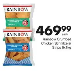 Save Hyper Rainbow Crumbed Chicken Schnitzels/ Strips offer