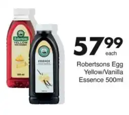 Save Hyper Robertsons Egg Yellow/ Vanilla Essence offer