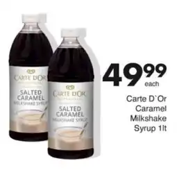 Save Hyper Carte D'Or Caramel Milkshake Syrup offer