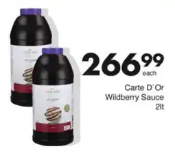 Save Hyper Carte D'Or Wildberry Sauce offer