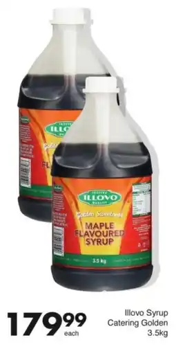 Save Hyper Illovo Syrup Catering Golden offer