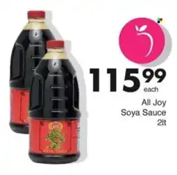 Save Hyper All Joy Soya Sauce offer