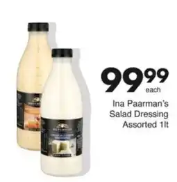 Save Hyper Ina Paarman's Salad Dressing Assorted offer