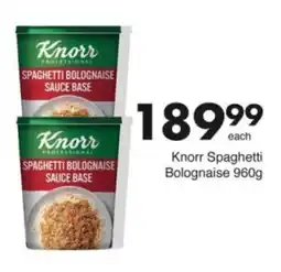 Save Hyper Knorr Spaghetti Bolognaise offer