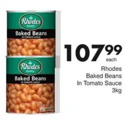 Save Hyper Rhodes Baked Beans In Tomato Sauce offer