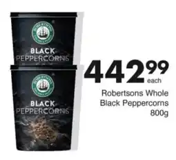 Save Hyper Robertsons Whole Black Peppercorns offer