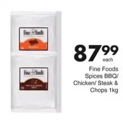 Save Hyper Fine Foods Spices BBQ/ Chicken/ Steak & Chops offer