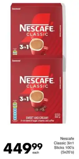 Save Hyper Nescafe Classic 3in1 Sticks offer