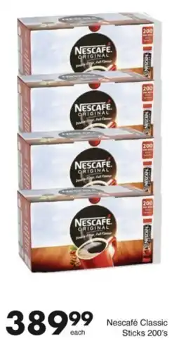 Save Hyper Nescafé Classic Sticks offer