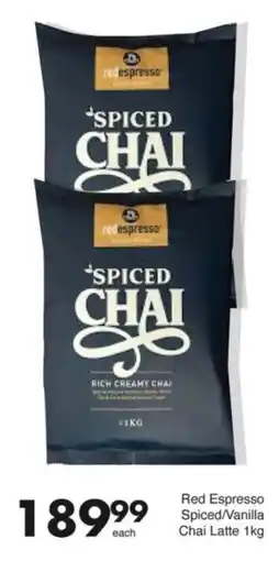 Save Hyper Red Espresso Spiced/ Vanilla Chai Latte offer