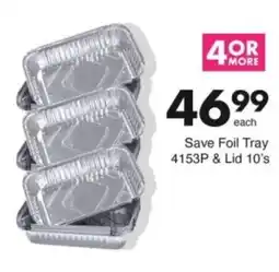 Save Hyper Save Foil Tray 4153P & Lid offer