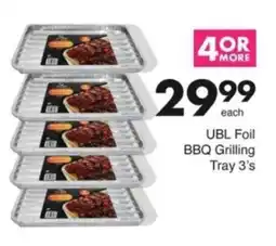 Save Hyper UBL Foil BBQ Grilling Tray offer