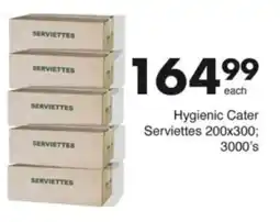 Save Hyper Hygienic Cater Serviettes offer