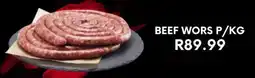 Saverite Beef Wors offer