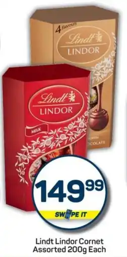 Pick n Pay Lindt Lindor Cornet Assorted offer