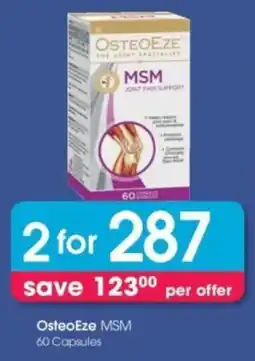 Clicks OsteoEze MSM offer
