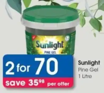 Clicks Sunlight Pine Gel offer