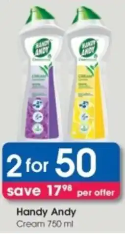 Clicks Handy Andy Cream offer