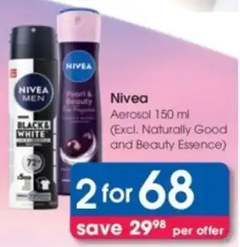 Clicks Nivea Aerosol offer