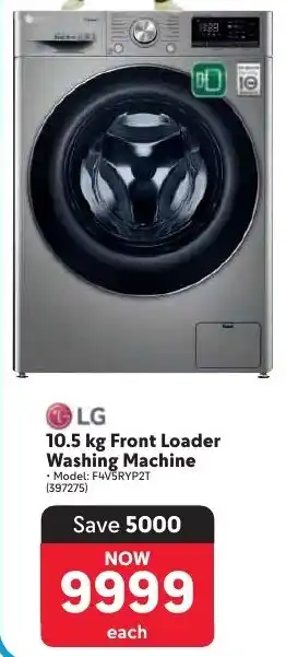 Makro LG Front Loader Washing Machine offer