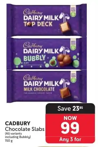 Makro CADBURY Chocolate Slabs offer