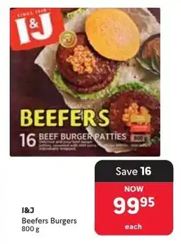 Makro I&J Beefers Burgers offer