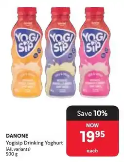 Makro DANONE Yogisip Drinking Yoghurt offer