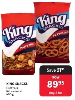 Makro KING SNACKS Pretzels offer