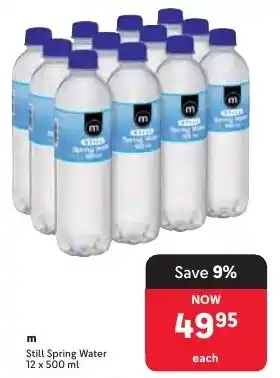 Makro m Still Spring Water offer