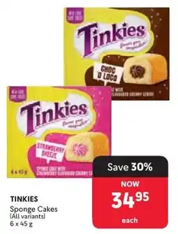 Makro TINKIES Sponge Cakes offer