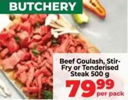 Food Lover's Market Beef Goulash, Stir-Fry or Tenderised Steak offer